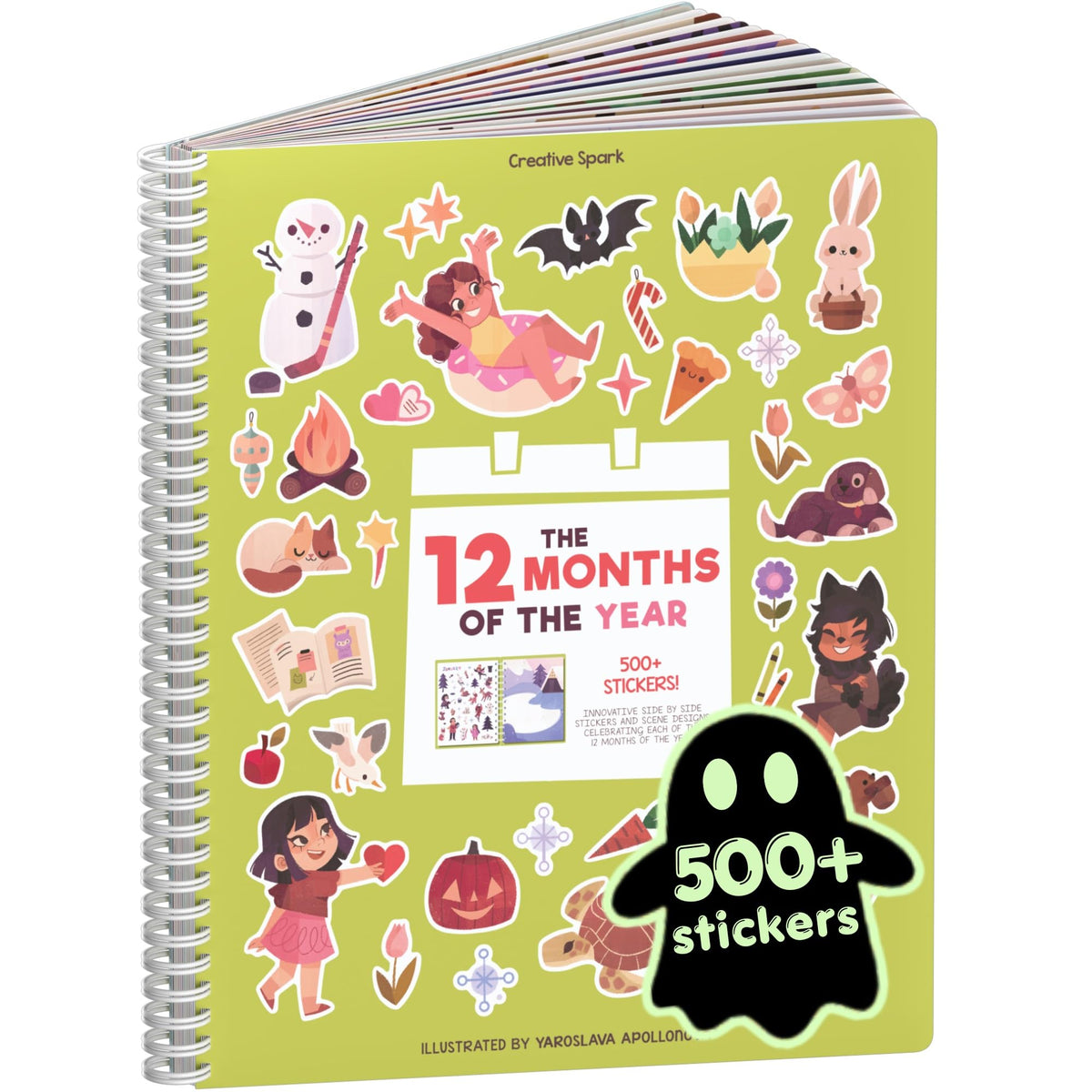 Cupkin Spooky Village Halloween Coloring & Sticker Book | 300+ Stickers