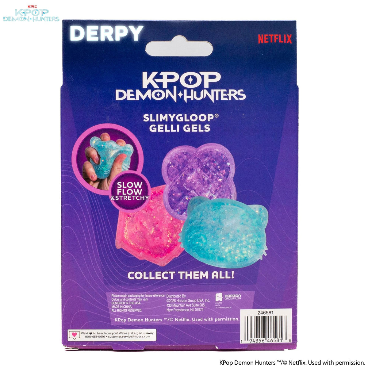 Horizon Group USA Slimygloop Gelli Gels, Blue Squishmallows