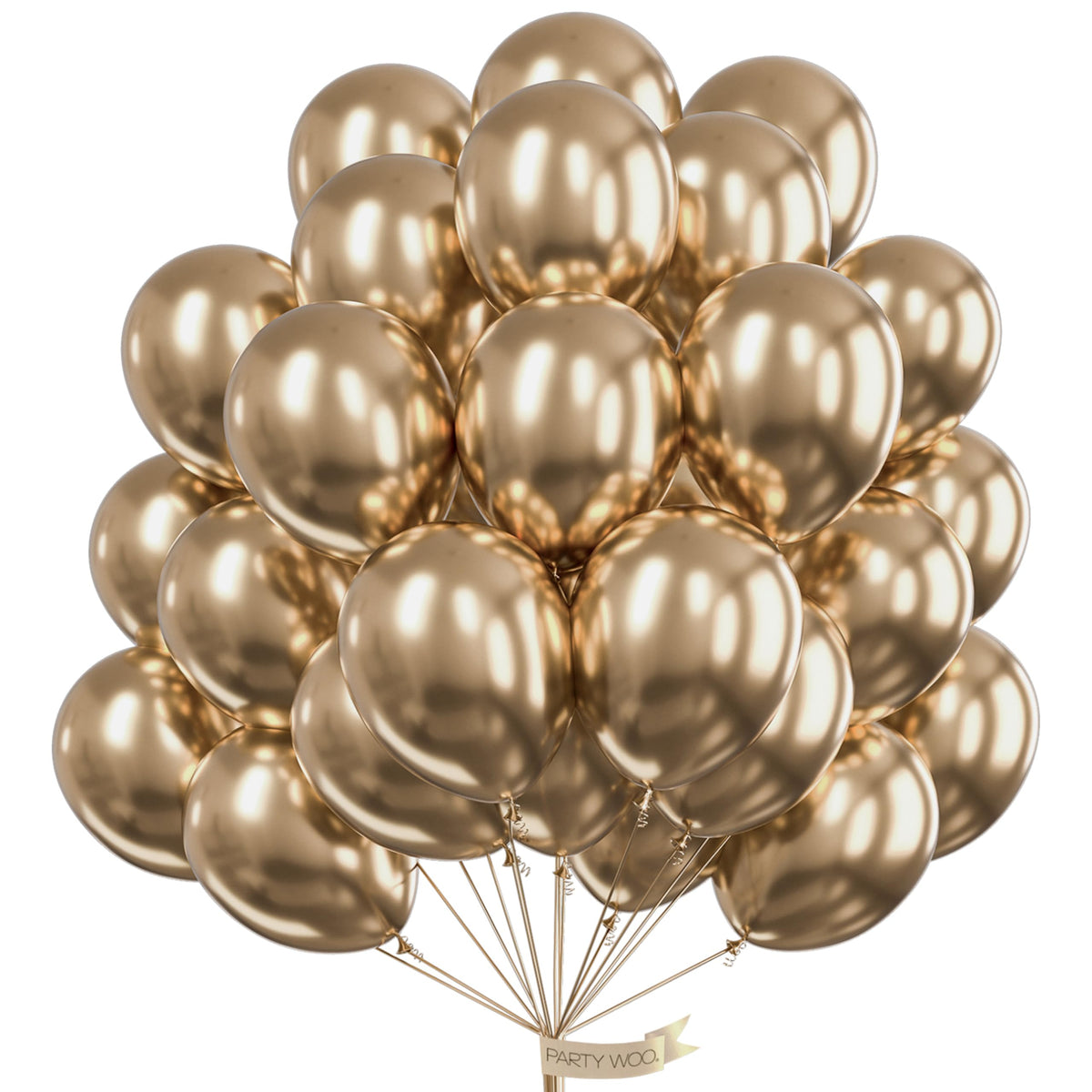 PartyWoo Red Balloons 50pcs Red Helium Latex Balloons 12 Inch