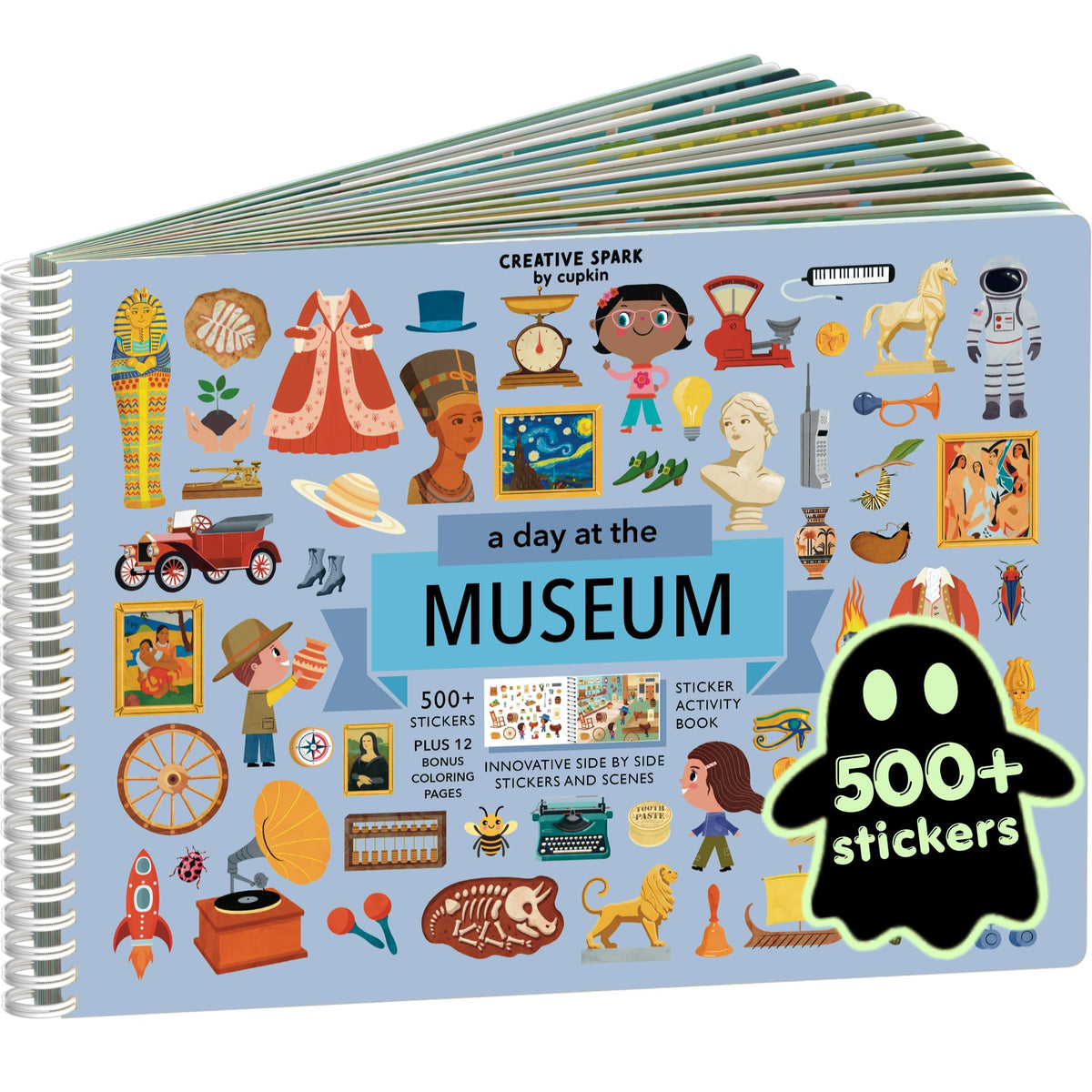 Cupkin Spooky Village Halloween Coloring & Sticker Book | 300+ Stickers
