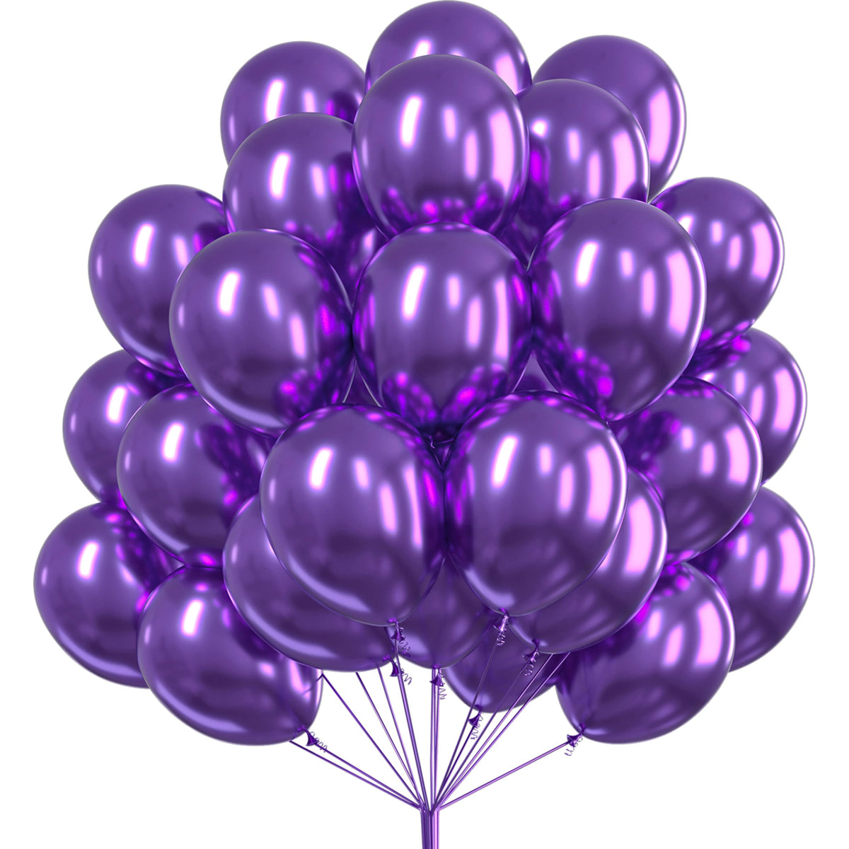PartyWoo Red Balloons 50pcs Red Helium Latex Balloons 12 Inch