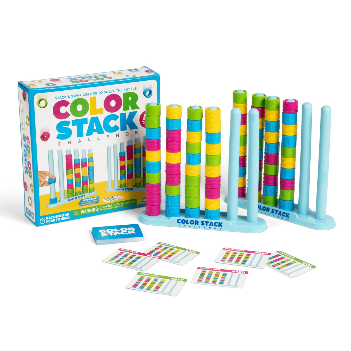 WHAT DO YOU MEME? Mini Color Stack Challenge Solo Travel Game by Relatable