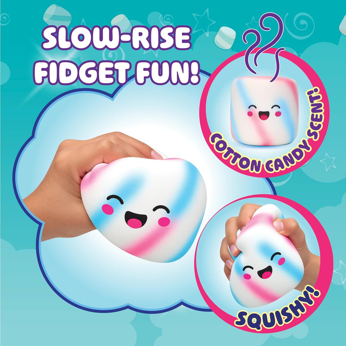 Squeeze Please Scented Marshmallow Stress Relief Sensory Fidget Squishy Toy