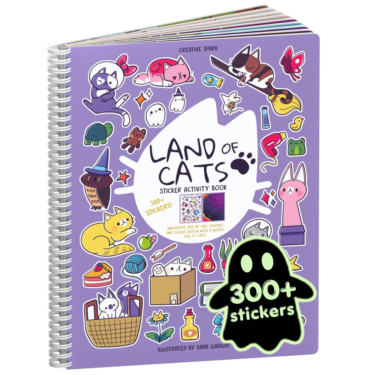 Cupkin Spooky Village Halloween Coloring & Sticker Book | 300+ Stickers