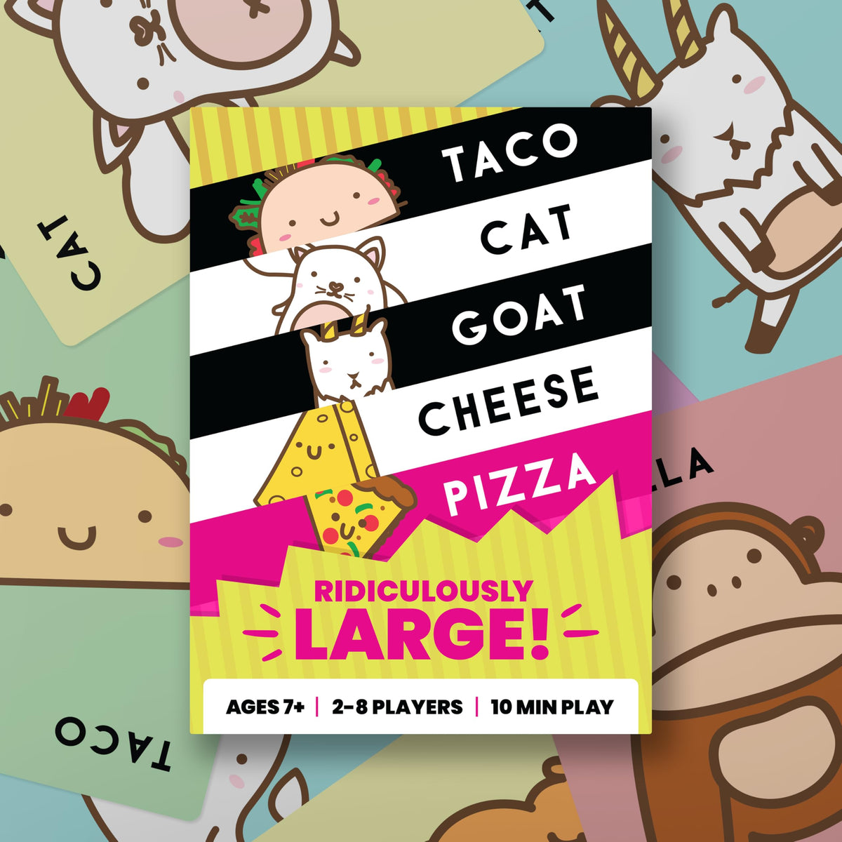 Taco Cat Goat Cheese Pizza Card Game by Taco Cat Games, Age 7+, 2-8 Players