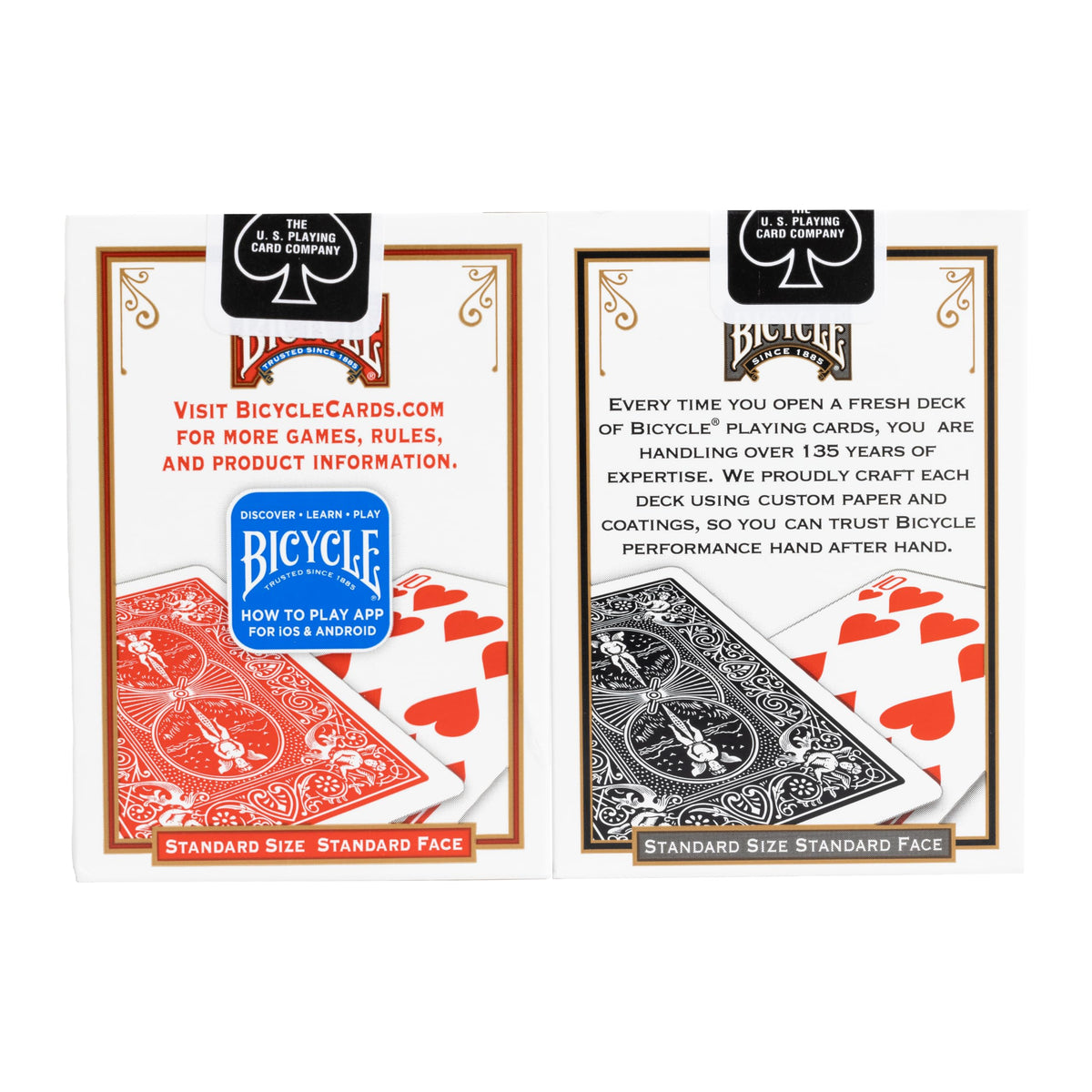 Bicycle Rider Back Playing Cards 12 Pack Poker Size Red Blue Bulk Set