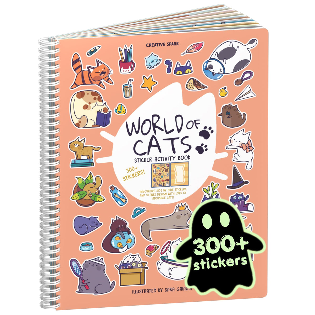 Cupkin Spooky Village Halloween Coloring & Sticker Book | 300+ Stickers