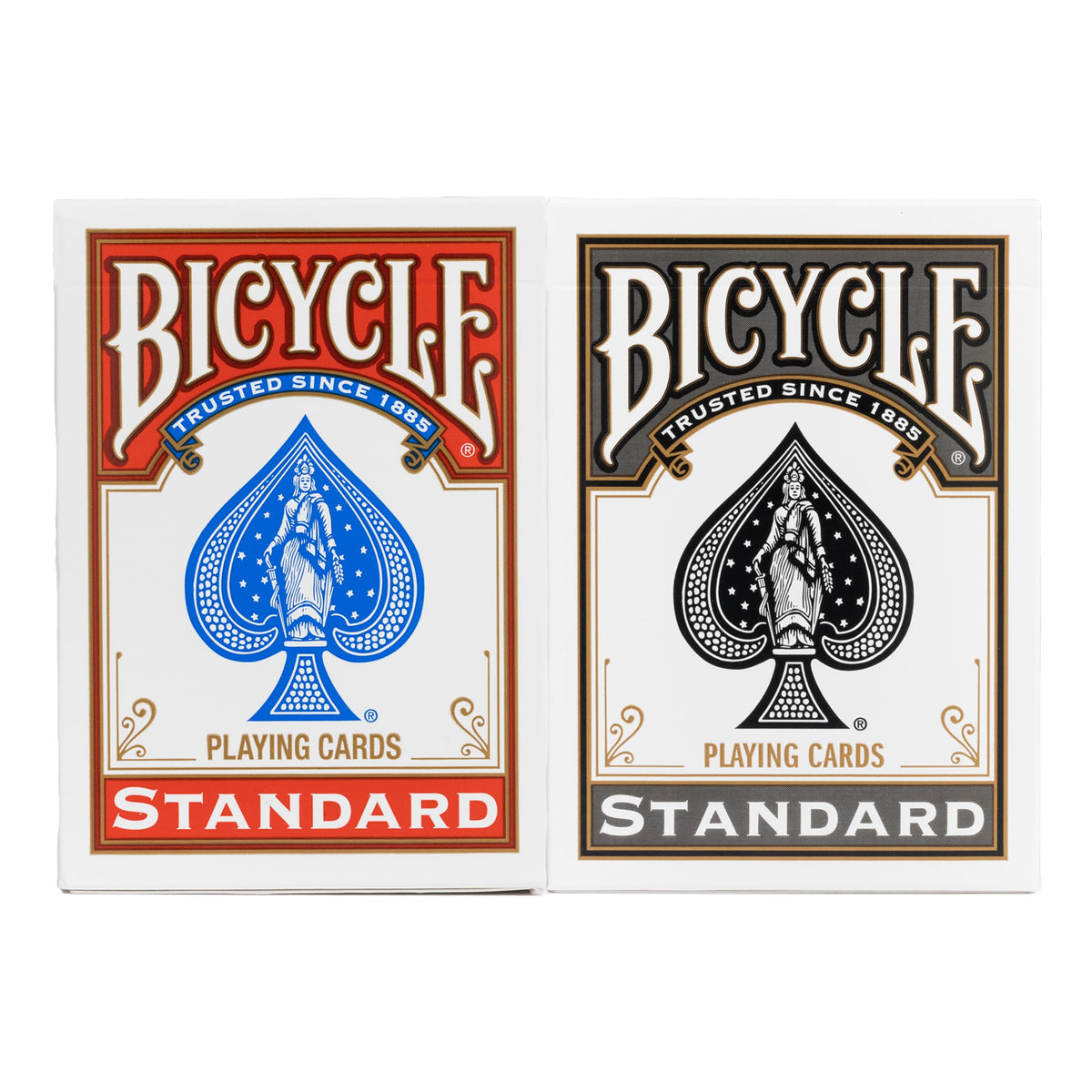 Bicycle Rider Back Playing Cards 12 Pack Poker Size Red Blue Bulk Set