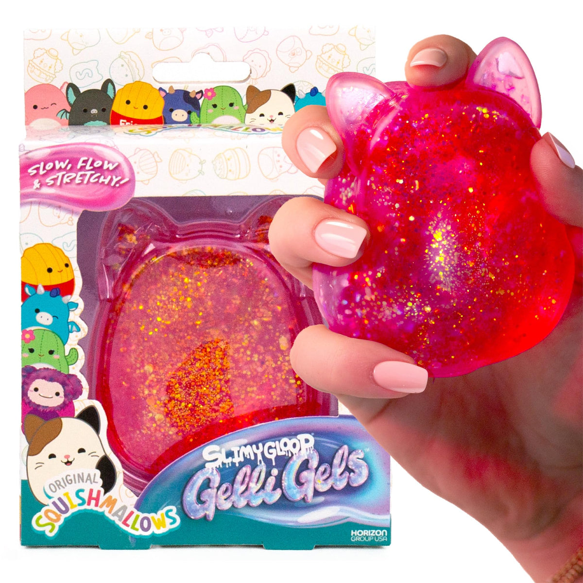Horizon Group USA Slimygloop Gelli Gels, Blue Squishmallows