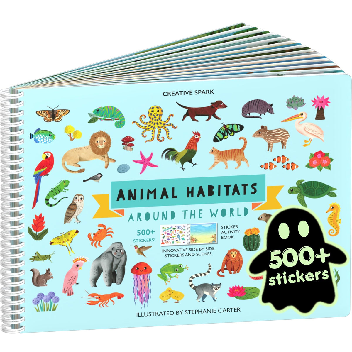 Cupkin Spooky Village Halloween Coloring & Sticker Book | 300+ Stickers