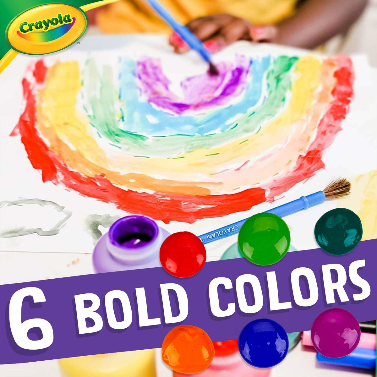 Crayola Paint Pendulum (30pcs), Washable Paint Kit, Kids Arts & Crafts, Art Toys for Girls & Boys, Gift for Kids, Ages 7+