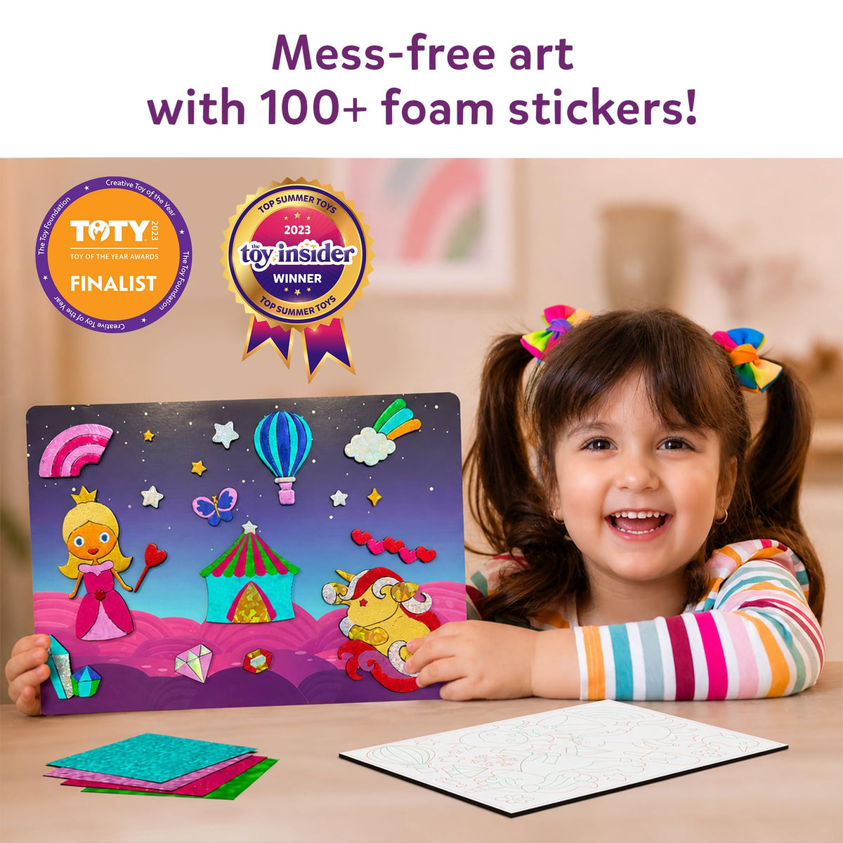 Skillmatics Foil Fun Disney Princess, Foil Art & Craft Kit, Gift for Kids