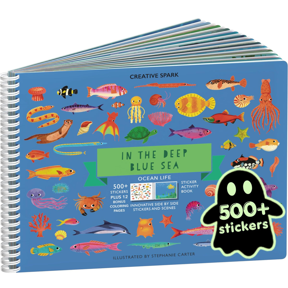 Cupkin Spooky Village Halloween Coloring & Sticker Book | 300+ Stickers