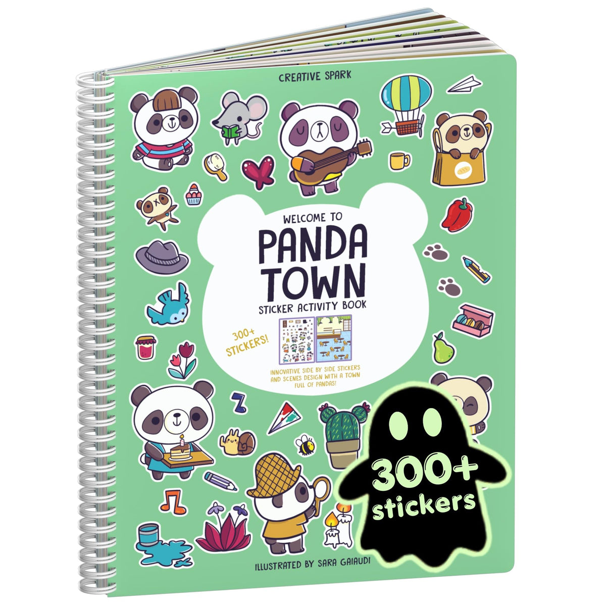 Cupkin Spooky Village Halloween Coloring & Sticker Book | 300+ Stickers