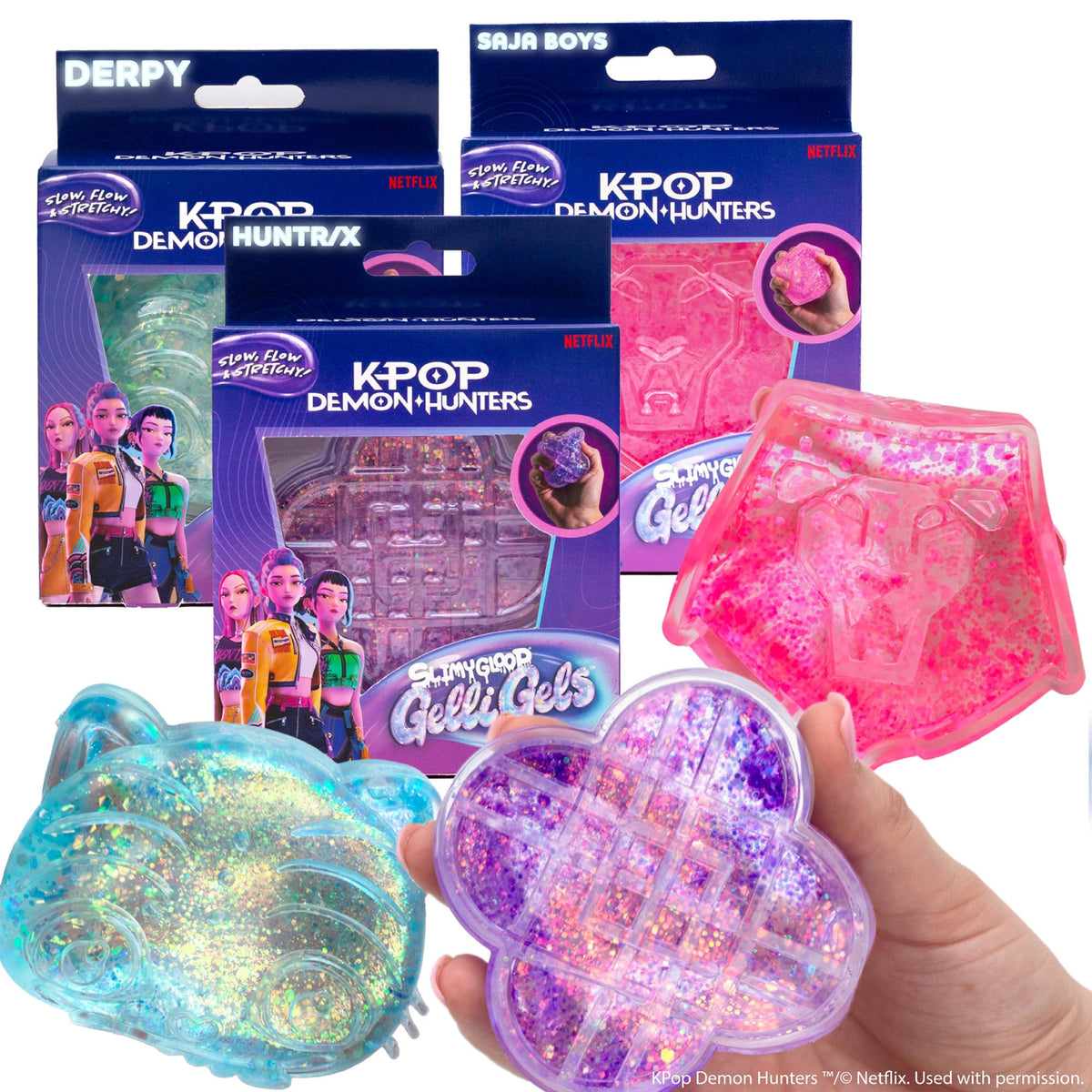 Horizon Group USA Slimygloop Gelli Gels, Blue Squishmallows