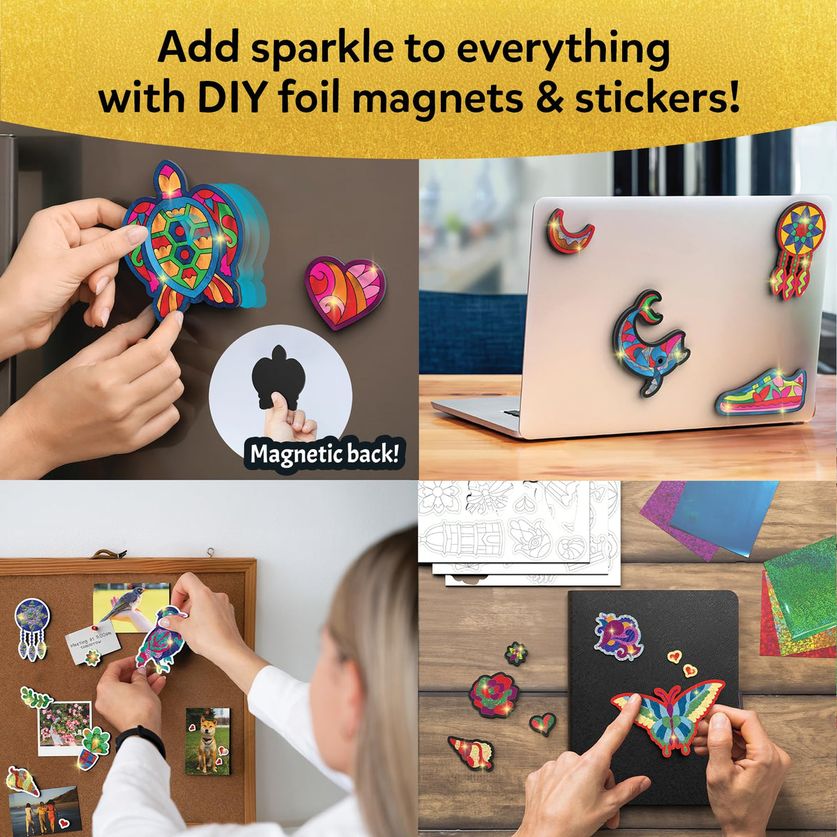 Skillmatics Foil Fun Disney Princess, Foil Art & Craft Kit, Gift for Kids