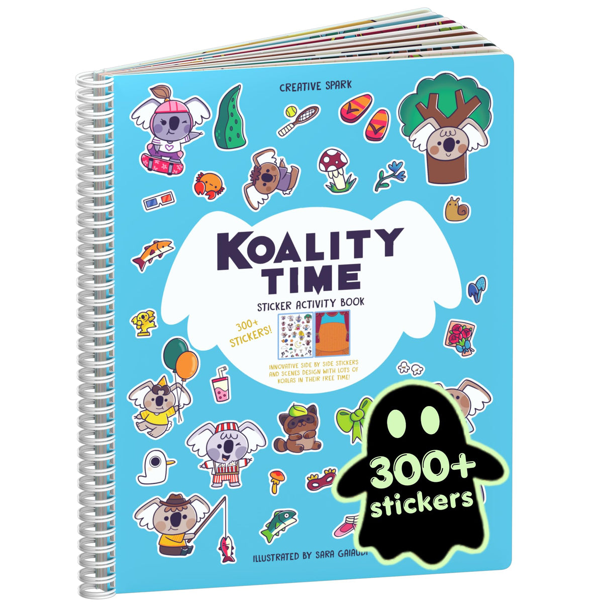 Cupkin Spooky Village Halloween Coloring & Sticker Book | 300+ Stickers