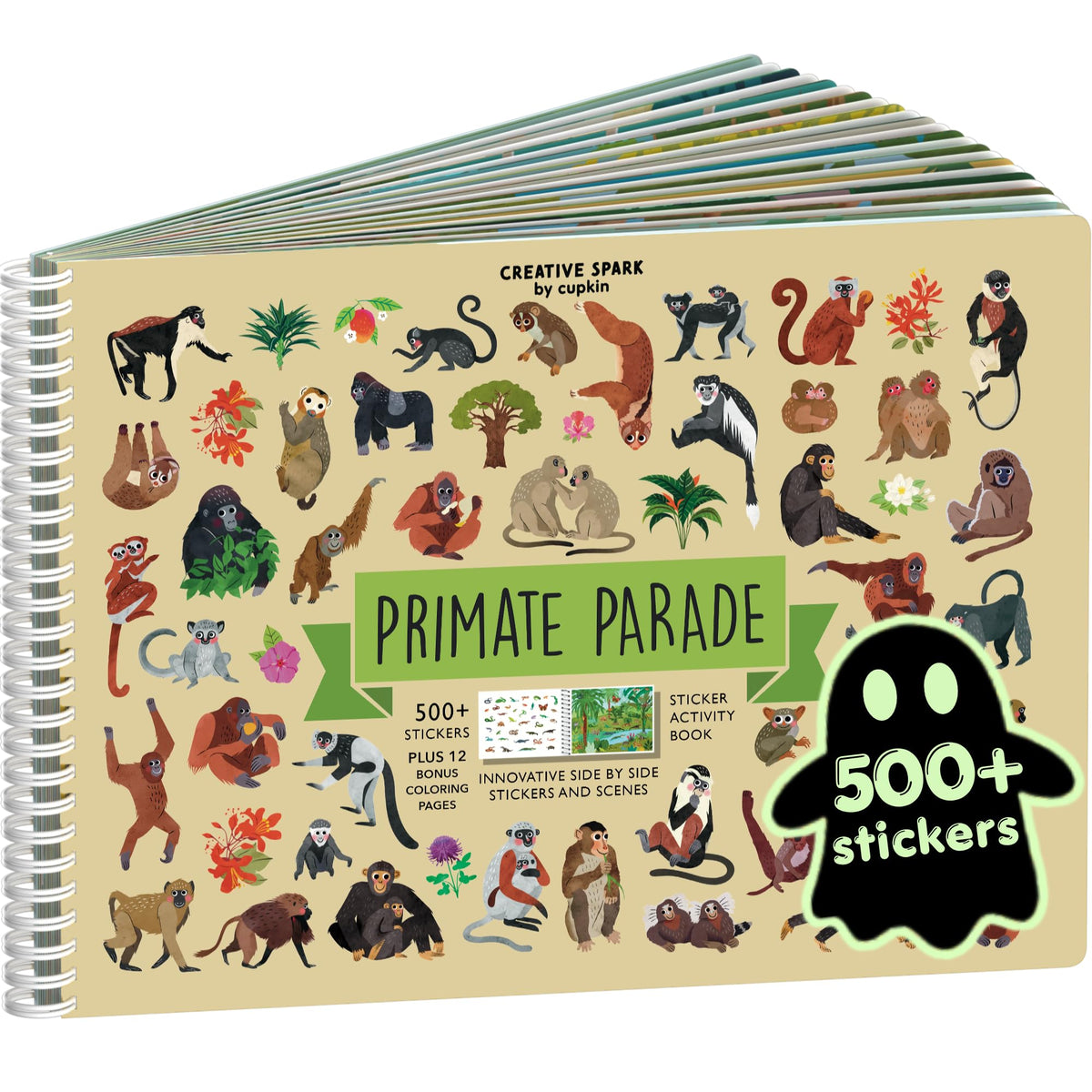 Cupkin Spooky Village Halloween Coloring & Sticker Book | 300+ Stickers