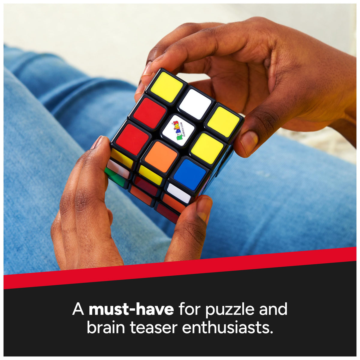 Rubik's Cube The Original 3x3 Puzzle Cube & Brain Teaser Fidget Toy