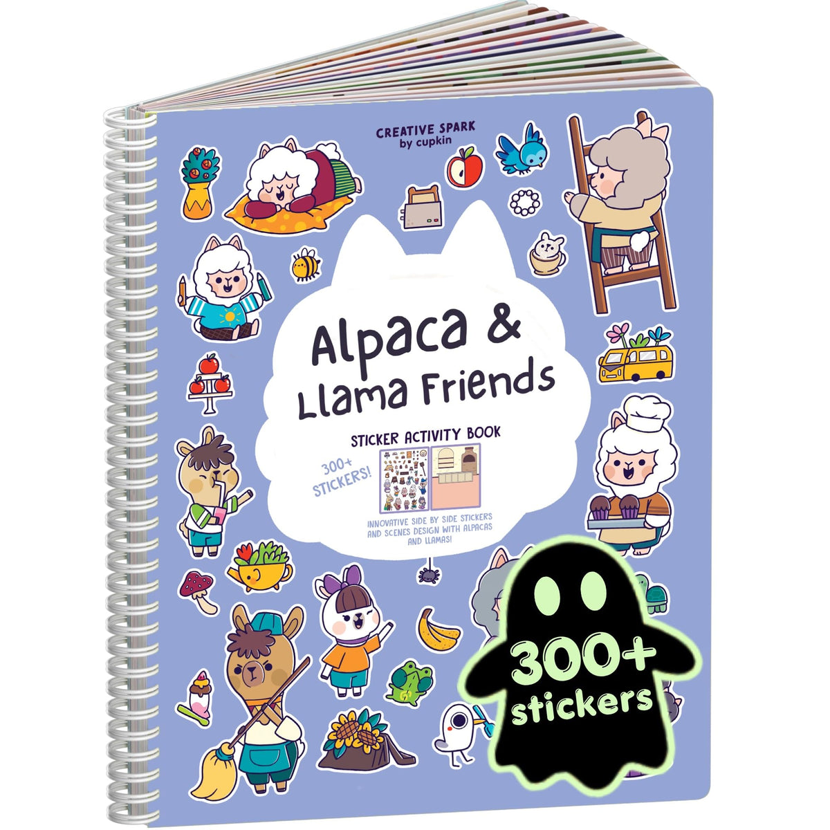 Cupkin Spooky Village Halloween Coloring & Sticker Book | 300+ Stickers