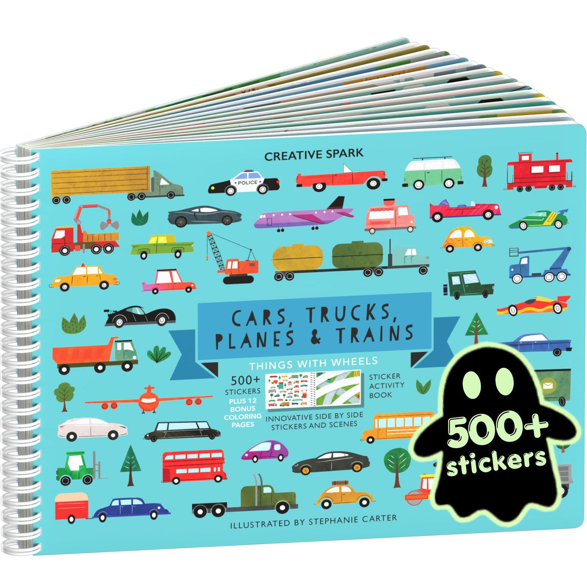 Cupkin Spooky Village Halloween Coloring & Sticker Book | 300+ Stickers
