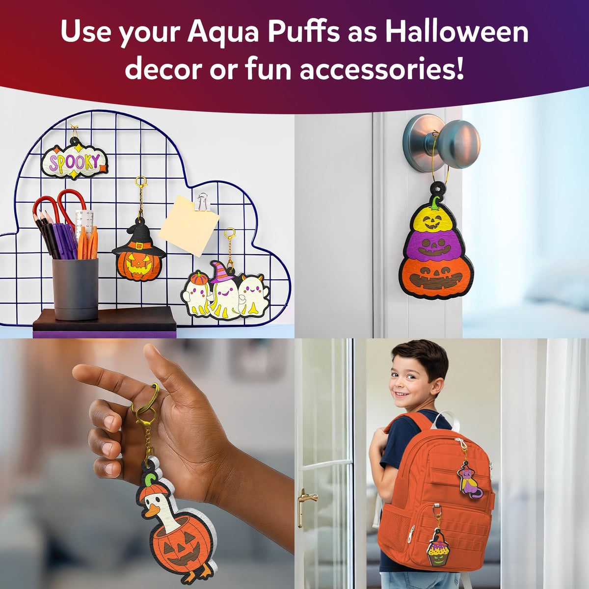 Skillmatics Aqua Puffs Unicorns, Art & Craft Gift for Kids, Paint by Number