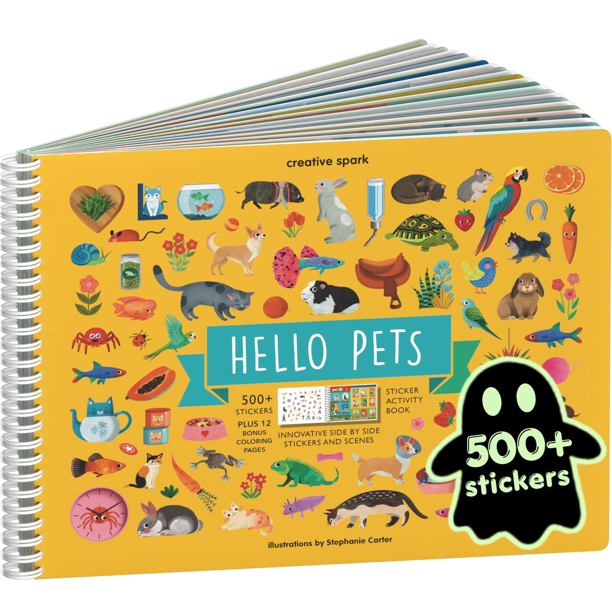 Cupkin Spooky Village Halloween Coloring & Sticker Book | 300+ Stickers