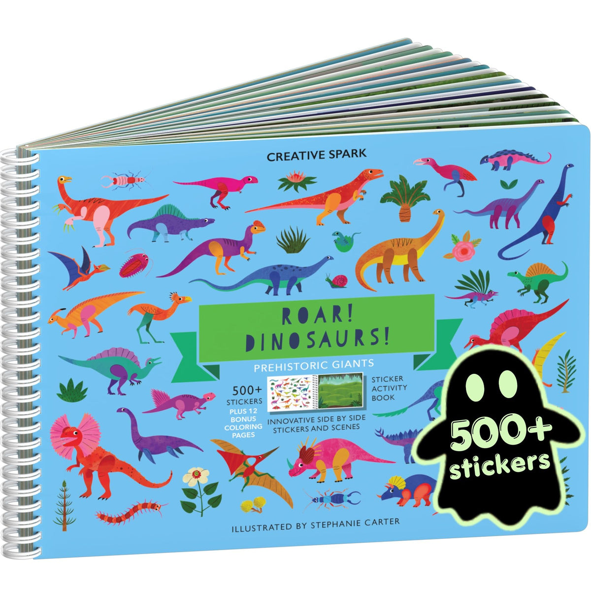 Cupkin Spooky Village Halloween Coloring & Sticker Book | 300+ Stickers
