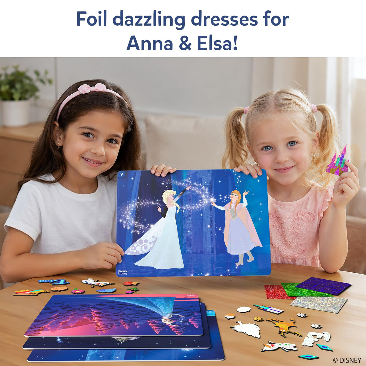 Skillmatics Foil Fun Disney Princess, Foil Art & Craft Kit, Gift for Kids