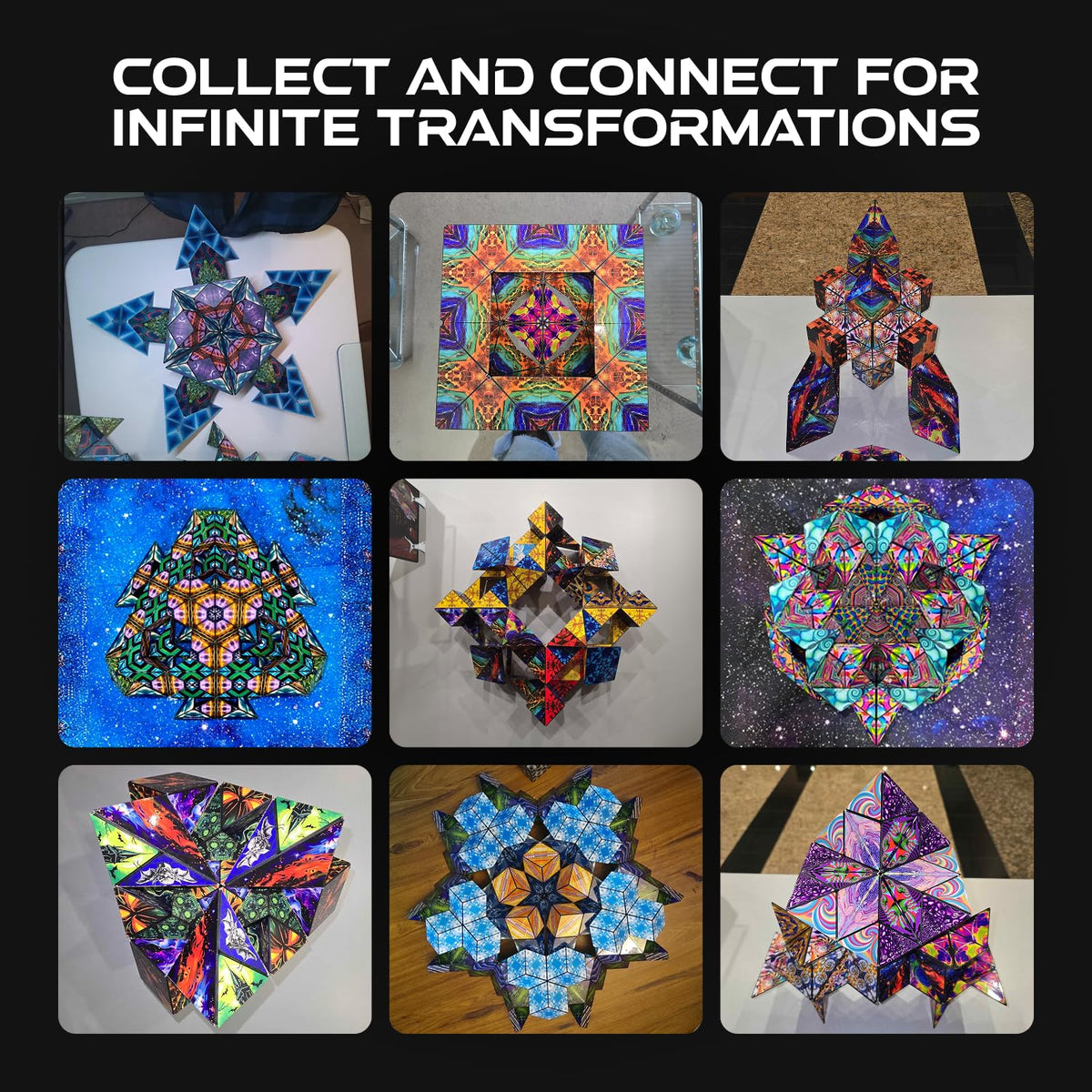 Shashibo DODECA Magnetic Puzzle Cube, Stress Relief Fidget Toy