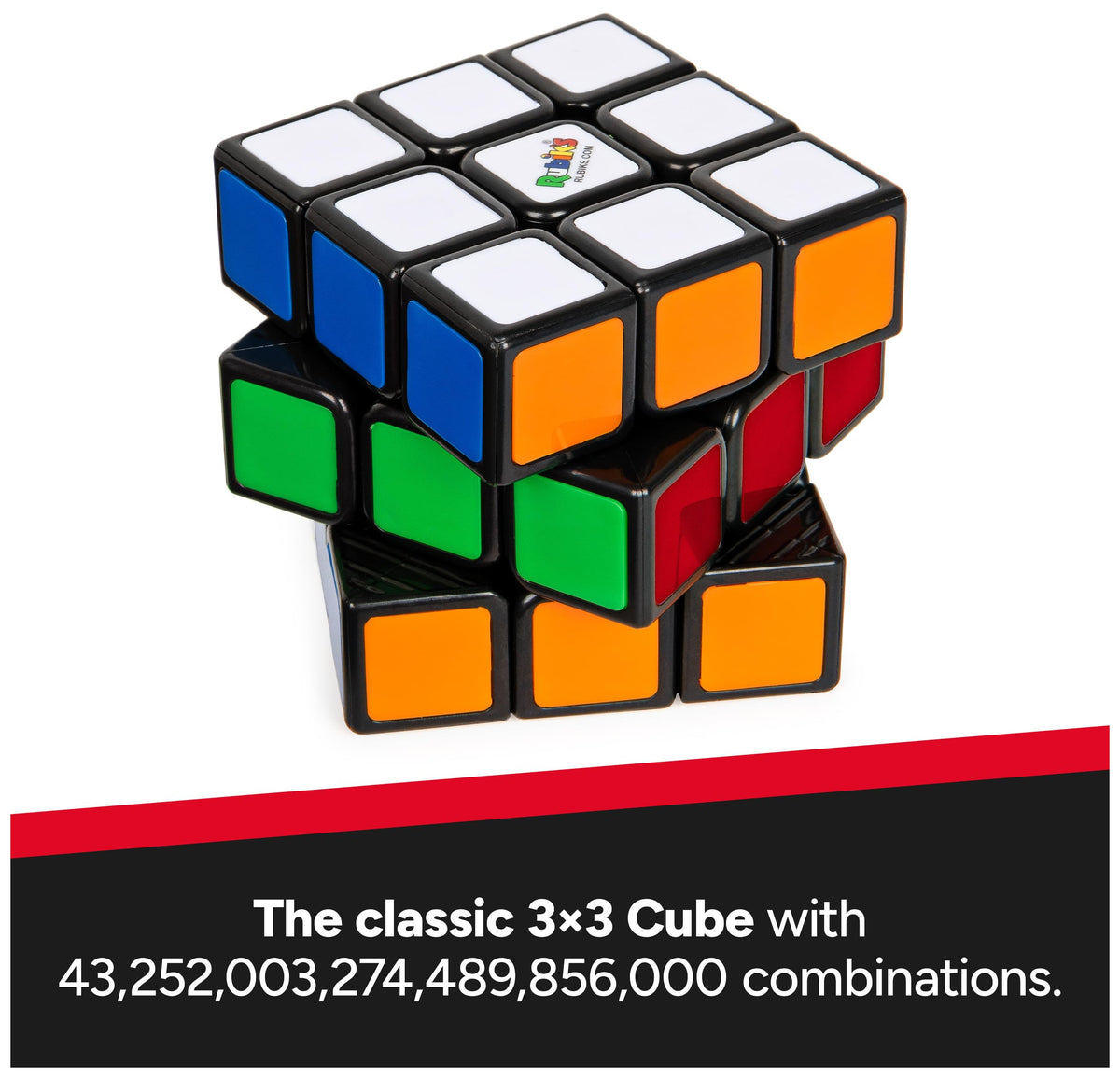 Rubik's Cube The Original 3x3 Puzzle Cube & Brain Teaser Fidget Toy