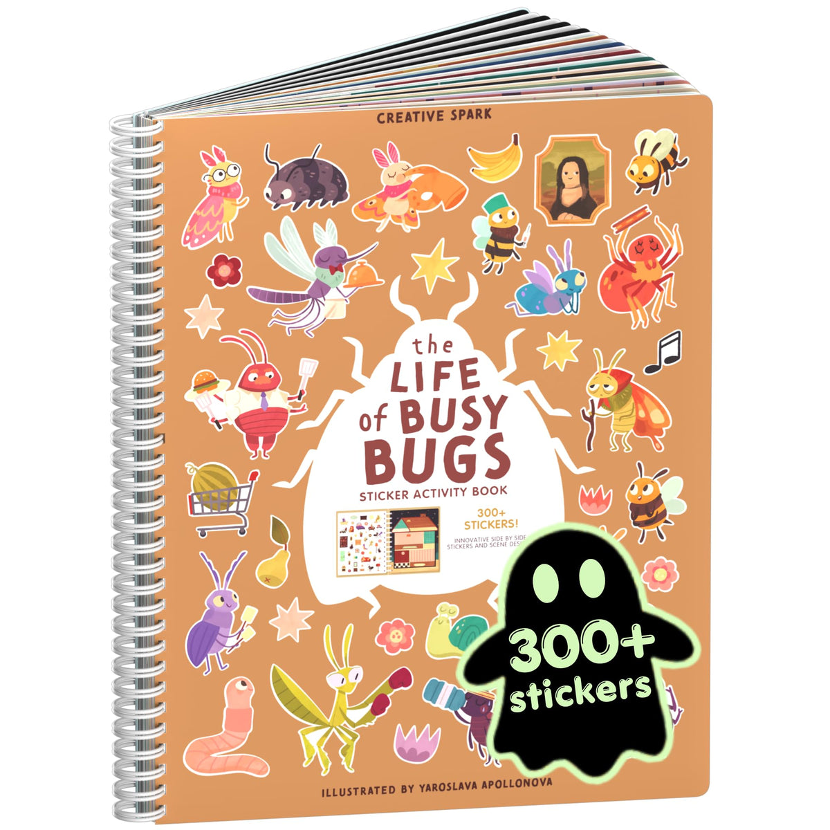 Cupkin Spooky Village Halloween Coloring & Sticker Book | 300+ Stickers