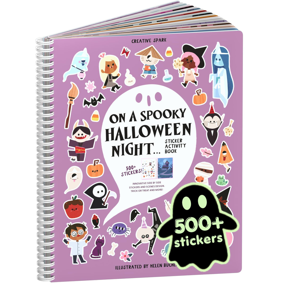 Cupkin Spooky Village Halloween Coloring & Sticker Book | 300+ Stickers