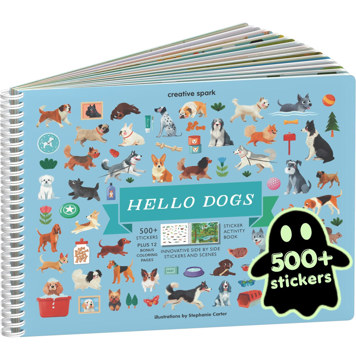 Cupkin Spooky Village Halloween Coloring & Sticker Book | 300+ Stickers