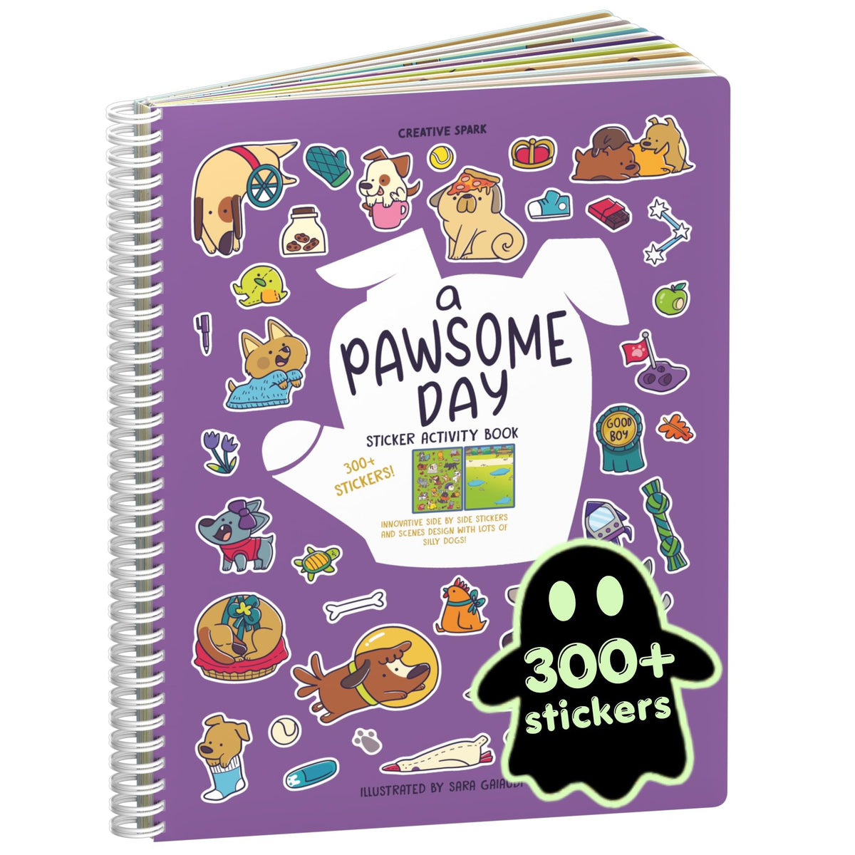Cupkin Spooky Village Halloween Coloring & Sticker Book | 300+ Stickers