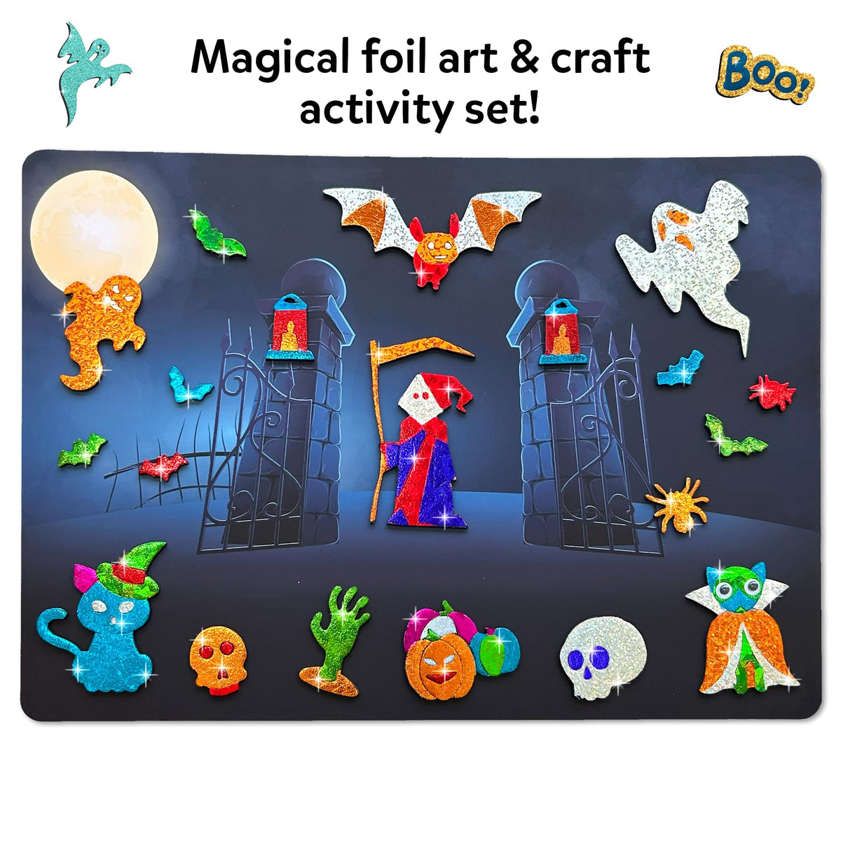 Skillmatics Foil Fun Disney Princess, Foil Art & Craft Kit, Gift for Kids