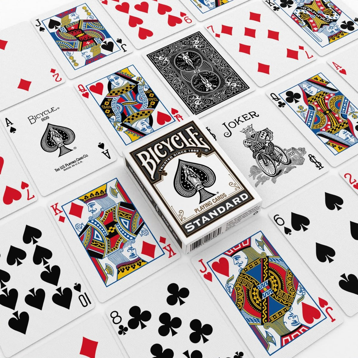 Bicycle Rider Back Playing Cards 12 Pack Poker Size Red Blue Bulk Set