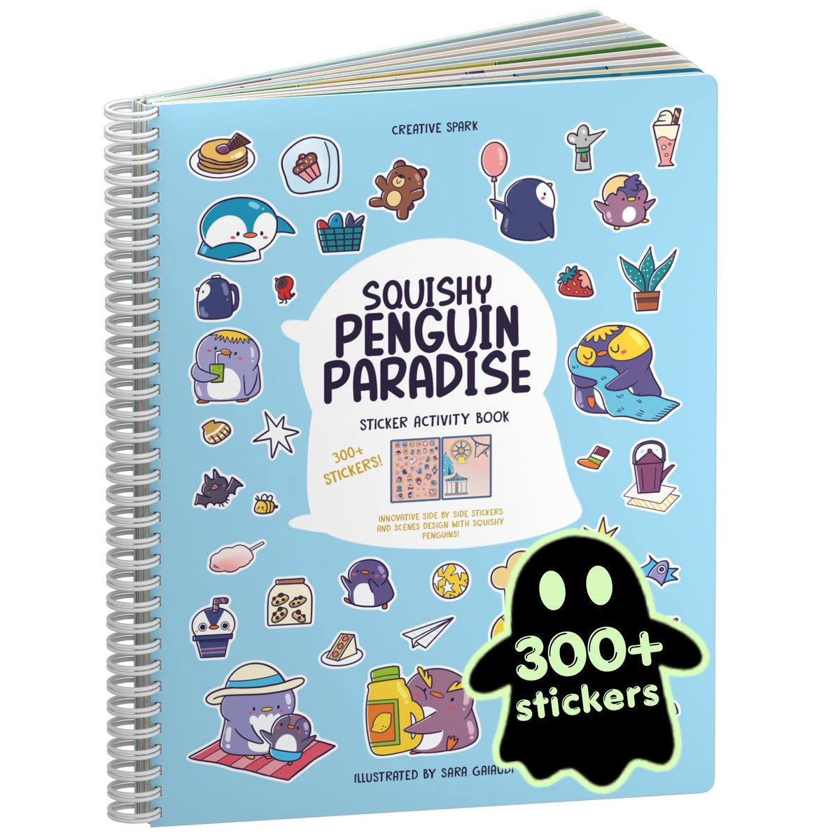Cupkin Spooky Village Halloween Coloring & Sticker Book | 300+ Stickers