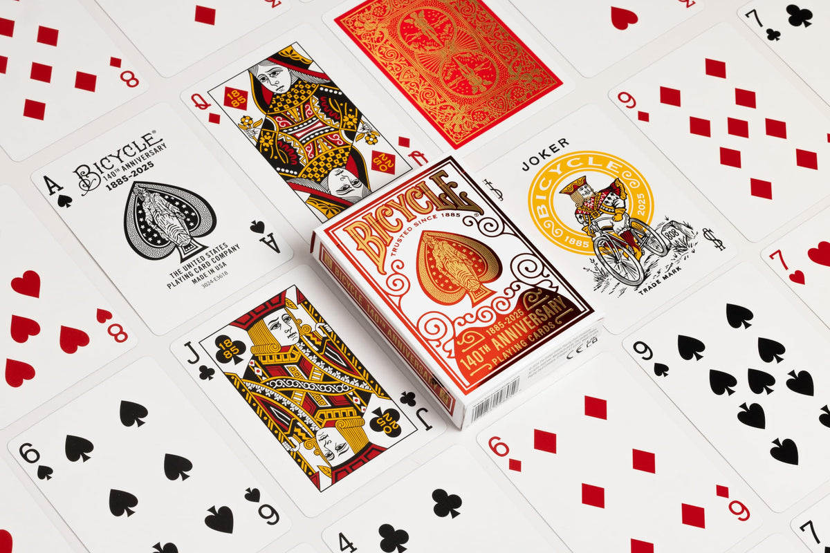 Bicycle Rider Back Playing Cards 12 Pack Poker Size Red Blue Bulk Set