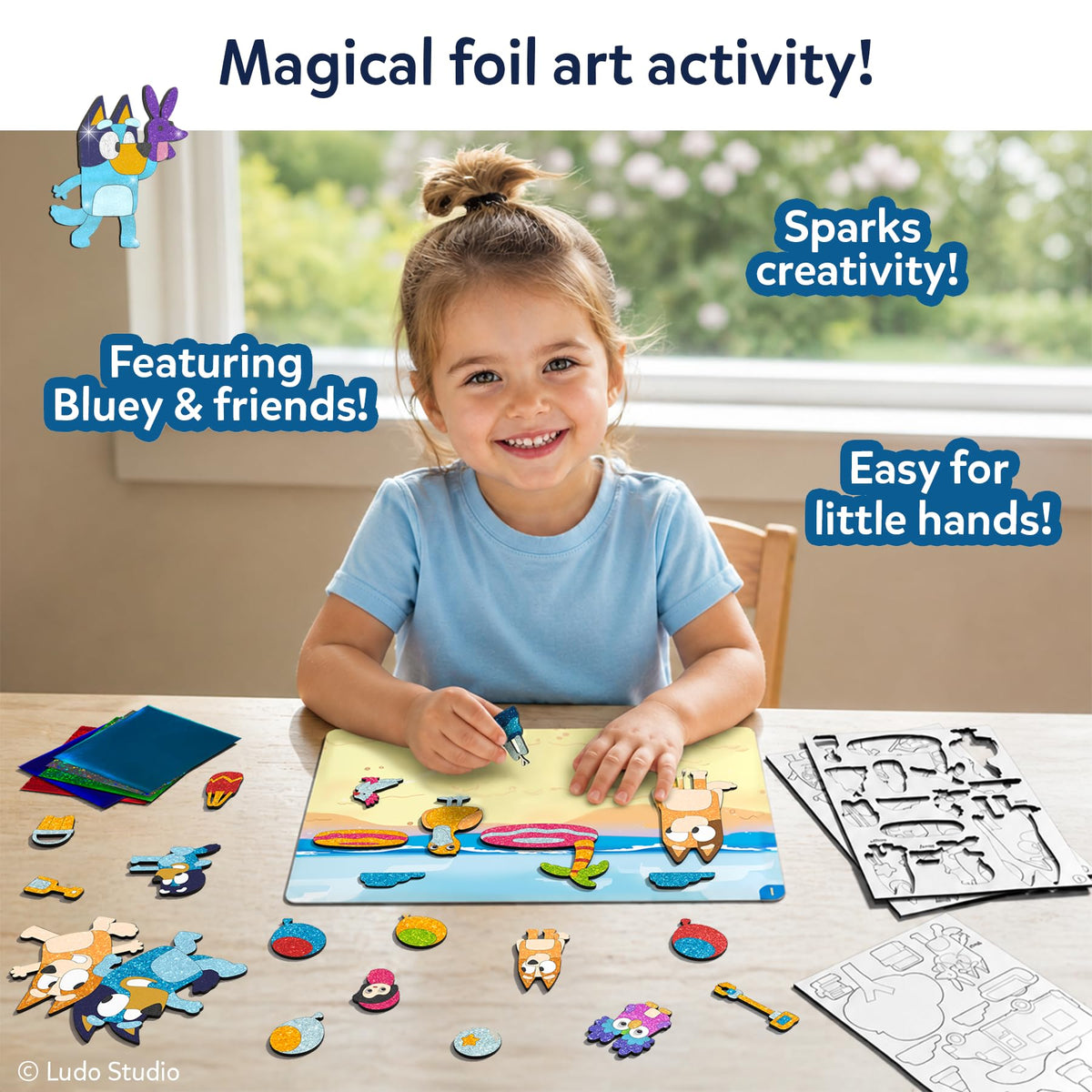 Skillmatics Foil Fun Disney Princess, Foil Art & Craft Kit, Gift for Kids
