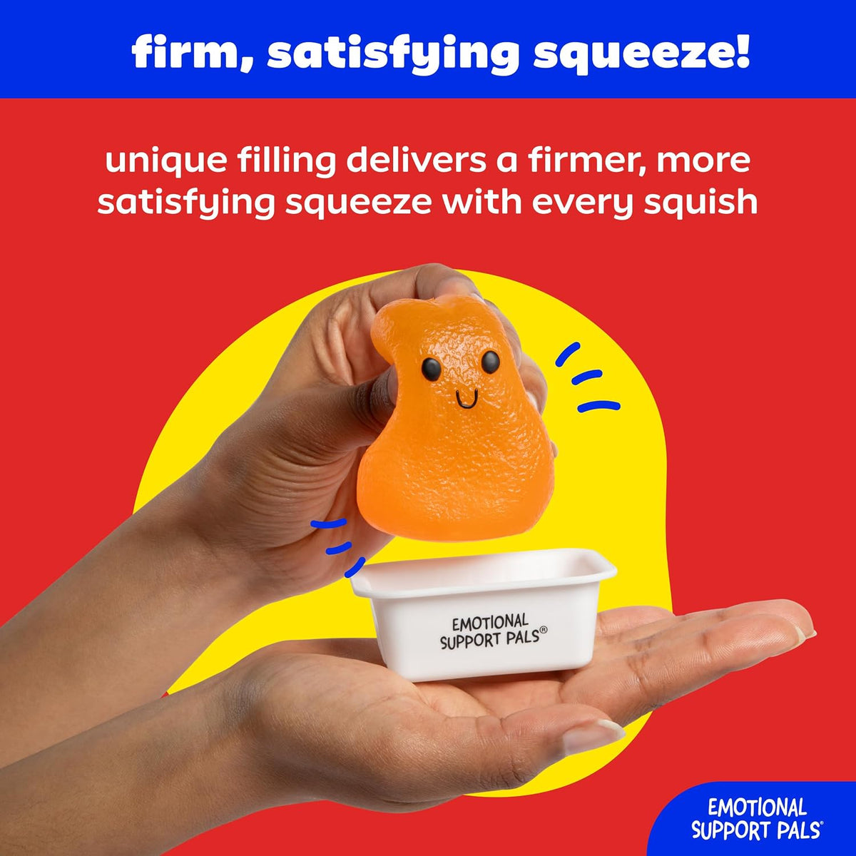Emotional Support Pals Squishy Nugget by Relatable, Color May Vary, 1-Pack