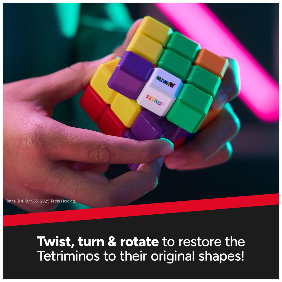 Rubik's Cube The Original 3x3 Puzzle Cube & Brain Teaser Fidget Toy