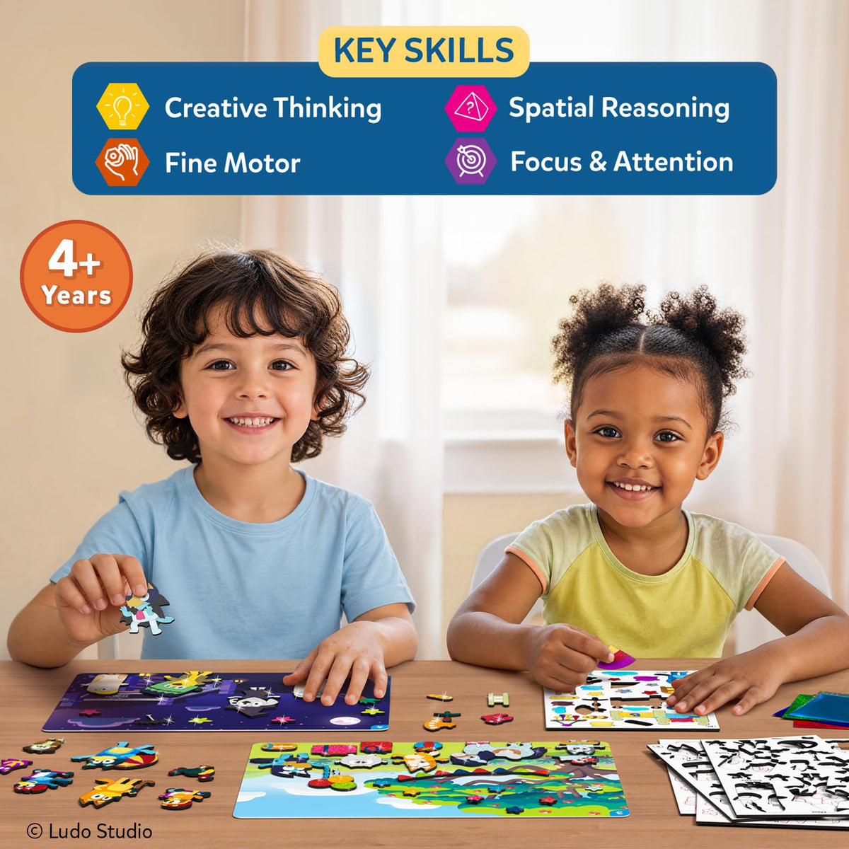 Skillmatics Foil Fun Disney Princess, Foil Art & Craft Kit, Gift for Kids