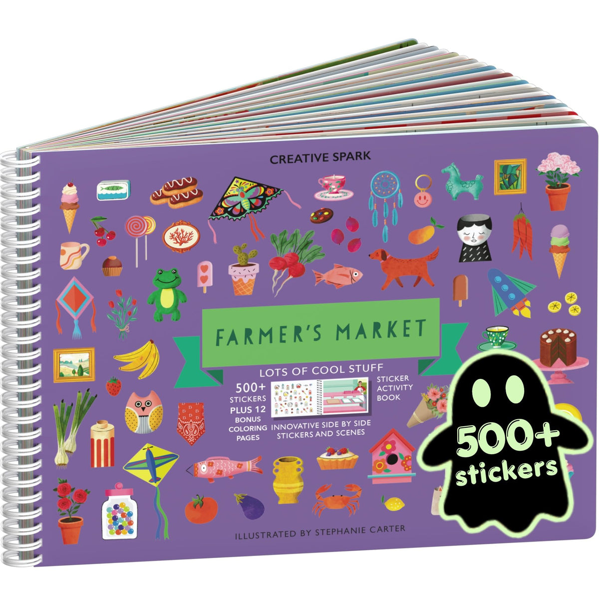 Cupkin Spooky Village Halloween Coloring & Sticker Book | 300+ Stickers