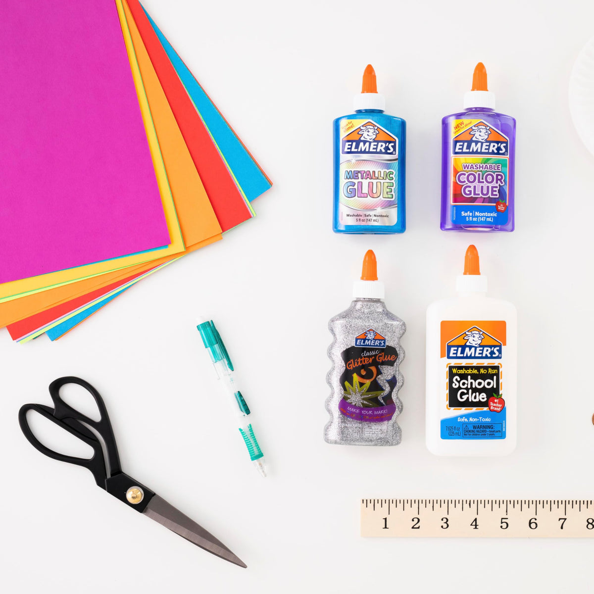 Elmer's White Liquid School Glue, 1 Gallon, Safe, Washable, 1 Count, - #1 Teacher Brand, Bulk Arts & Crafts, Projects, Classroom Supplies, Great for Making Slime