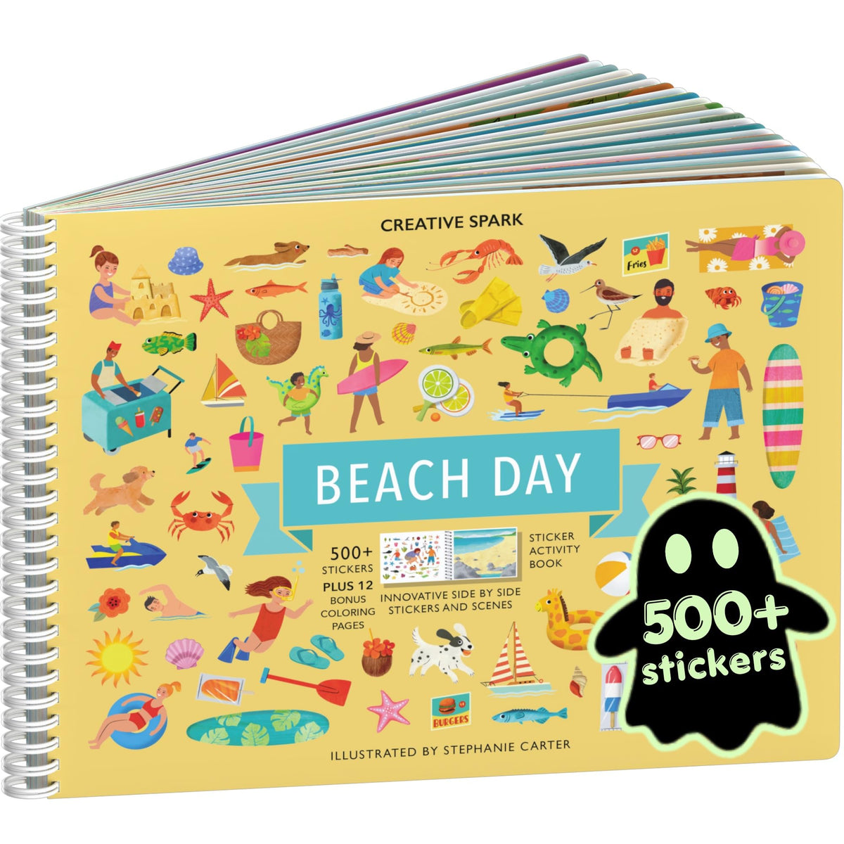 Cupkin Spooky Village Halloween Coloring & Sticker Book | 300+ Stickers