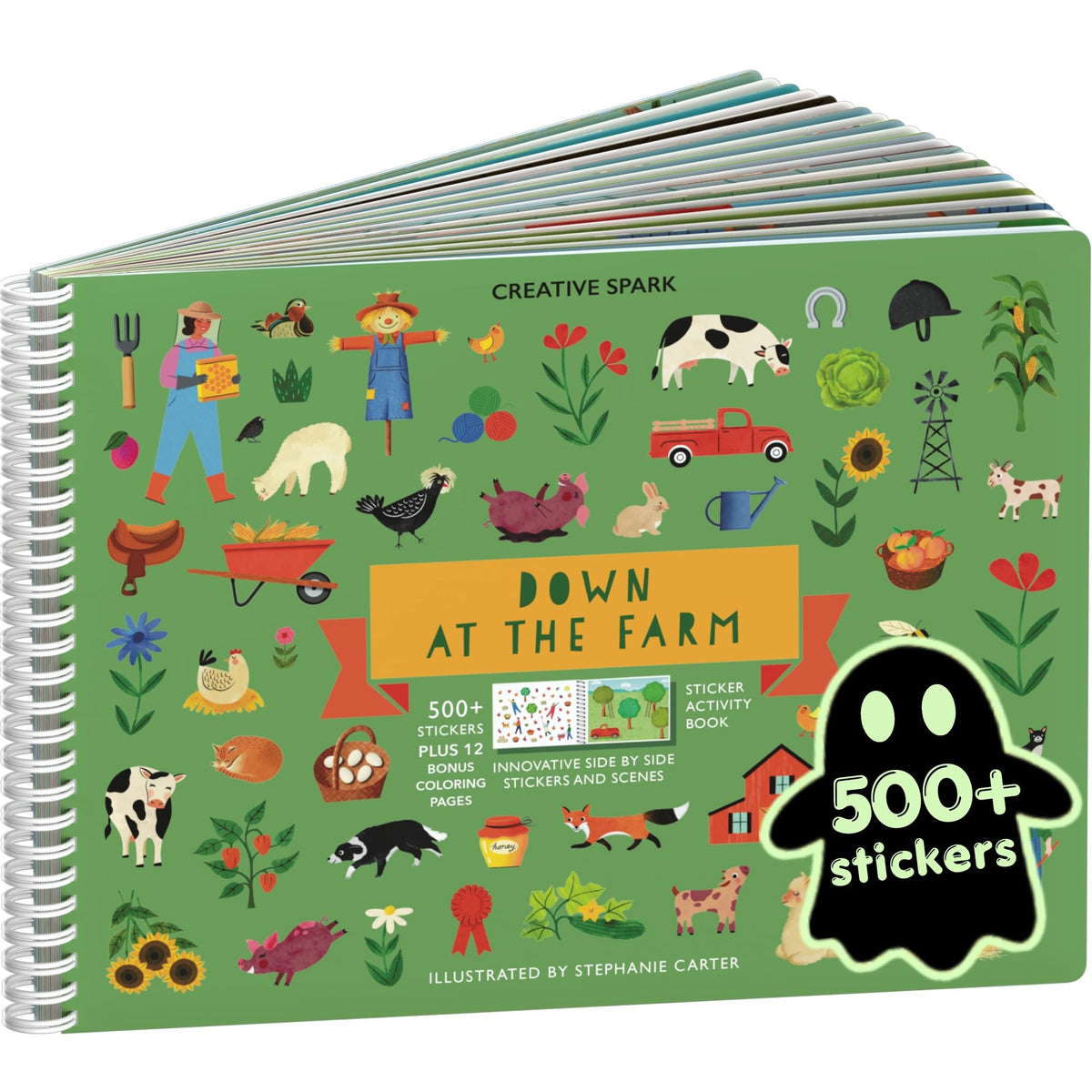 Cupkin Spooky Village Halloween Coloring & Sticker Book | 300+ Stickers
