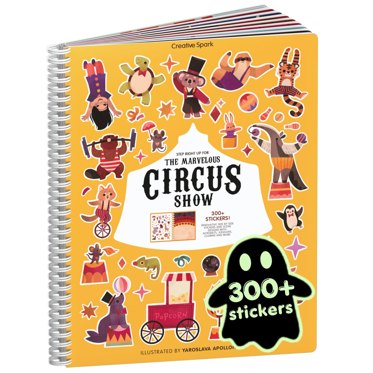 Cupkin Spooky Village Halloween Coloring & Sticker Book | 300+ Stickers