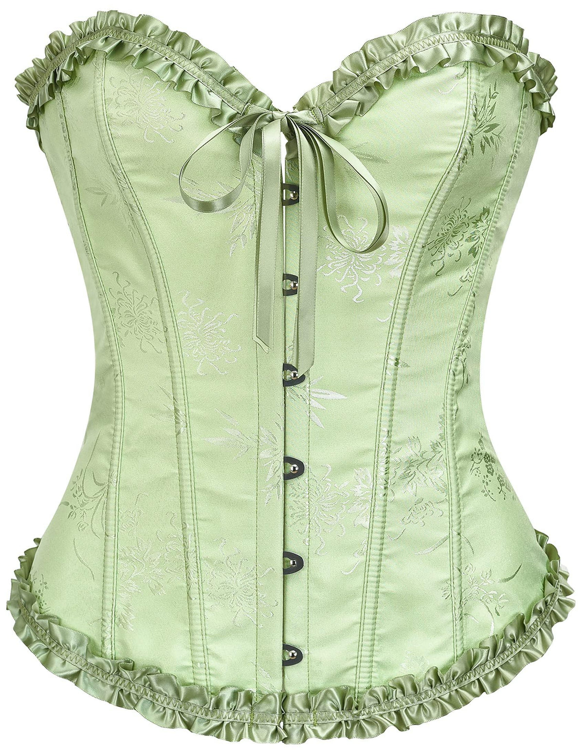 SZIVYSHI 14-Bone Overbust Corset Top