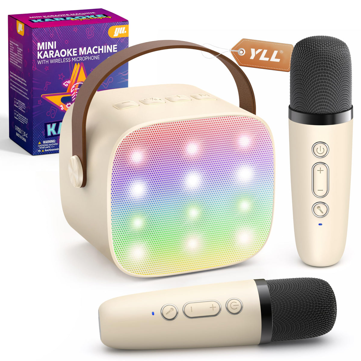 YLL Karaoke Machine for Kids, Birthday Gifts for Girls 3 4 5 6 7+Years Old